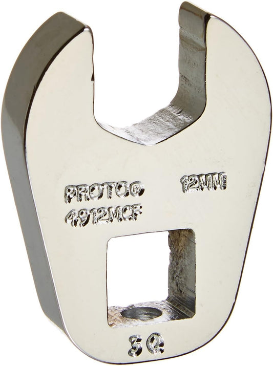 Proto 3/8" Drive 12mm Open End Crowfoot Wrench USA Made