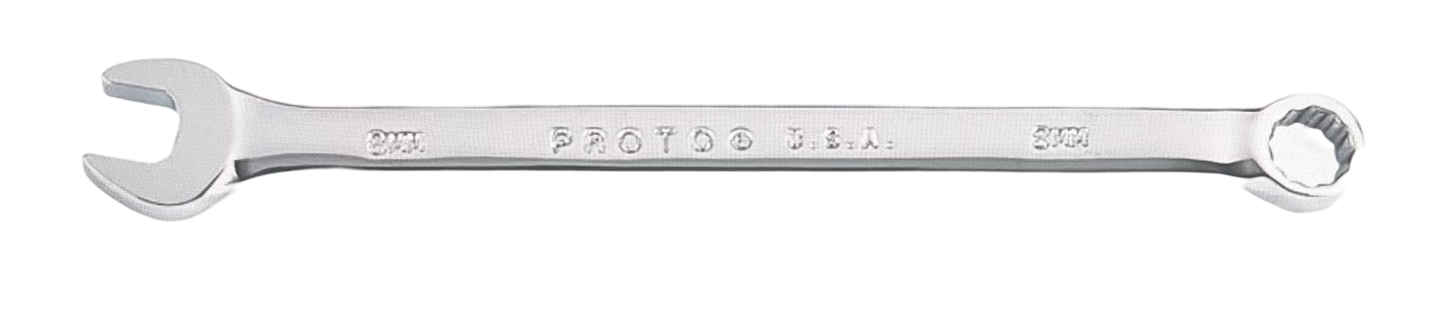 Proto 8mm Combination Wrench 12 Point Fully Polished Anti-Slip USA Made