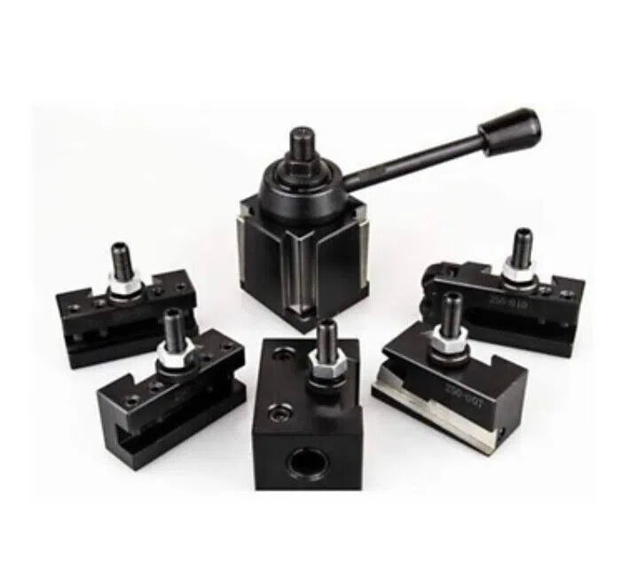 QCPT Quick Change Tool Post Holder Piston Type Set for 13"-18" Swing