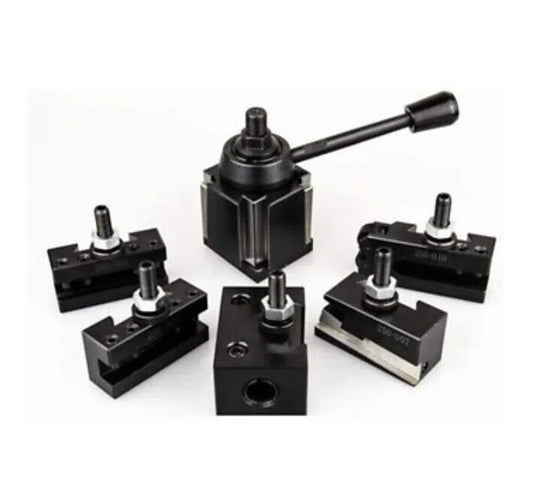 QCPT Quick Change Tool Post Holder Piston Type Set for 13"-18" Swing