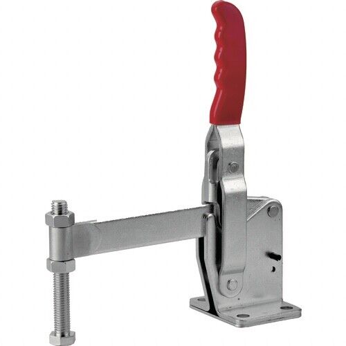 RapidHold 1200 lbs U-Bar Flanged Base Vertical Hold-Down Toggle Clamp