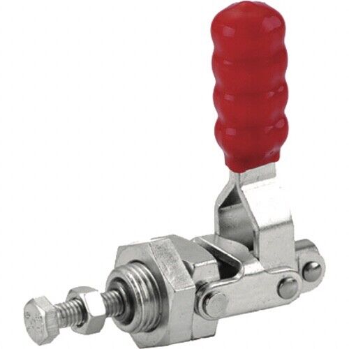 RapidHold 200 lbs 1/4-20 Thread Body Straight Line Push Pull Toggle Clamp