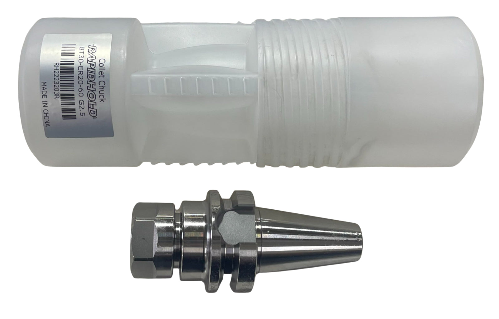 RapidHold BT30 Collet Chuck ER20 x 60mm Tool Holder G2.5 Balanced