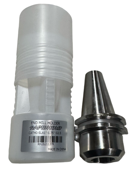 RapidHold CAT-40-SLA End Mill Holder 1" x 1.75" G2.5 Balanced