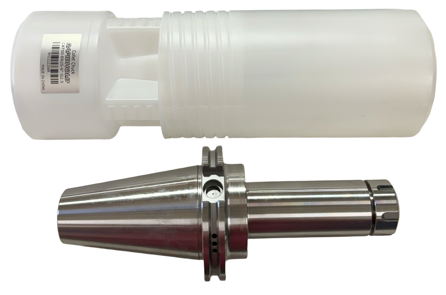 RapidHold CAT50 ER25 Collet Chuck 6" Protruding Length