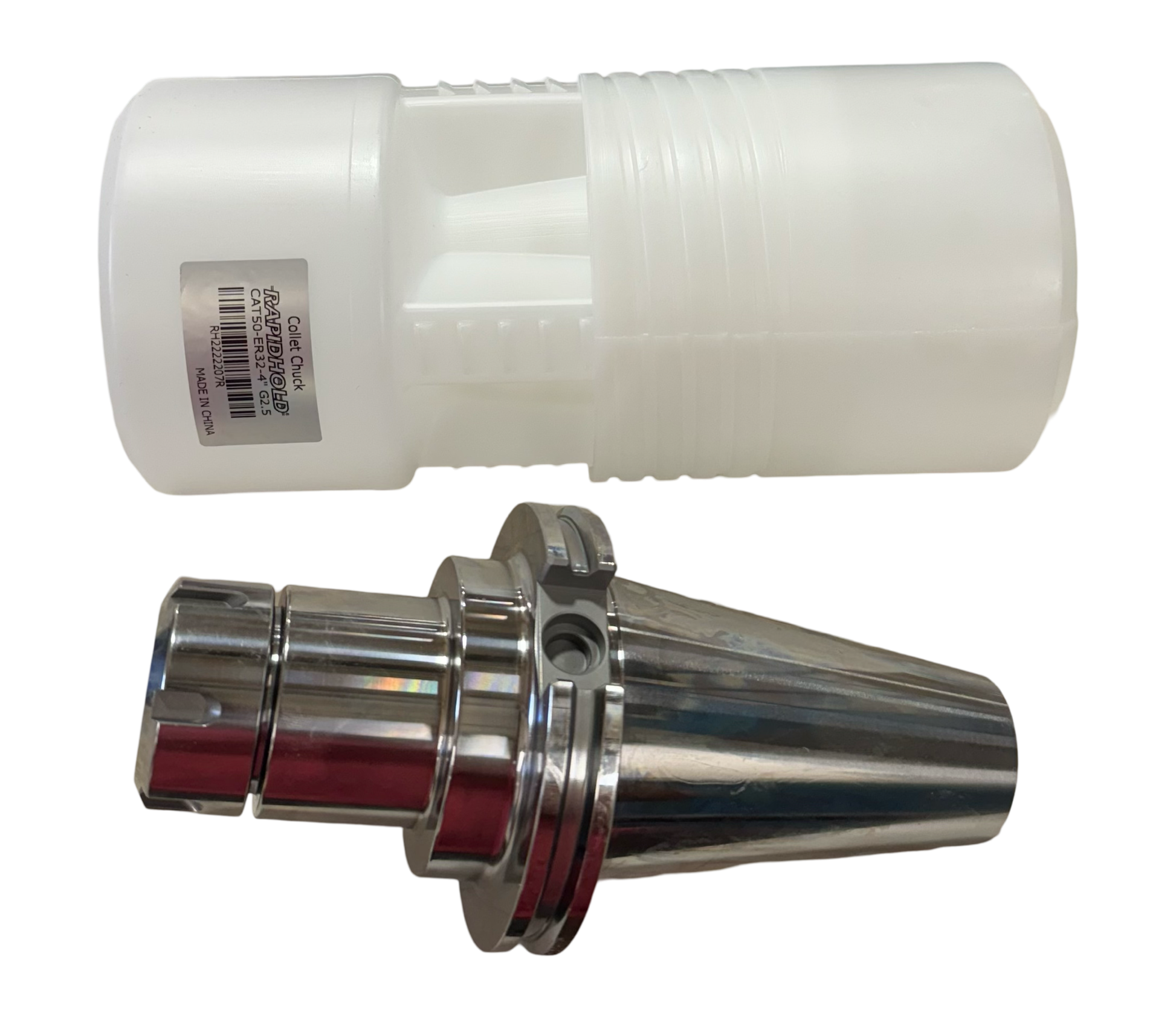 RapidHold CAT50 ER32 Collet Chuck Tool Holder 4" Protruding Length