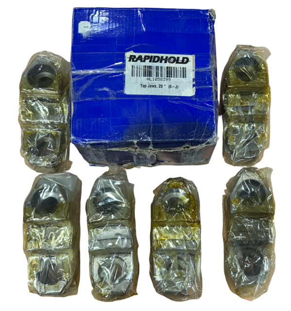 RapidHold Set of Hard Top Jaws - 6 Jaw Scroll - For 20" Chucks