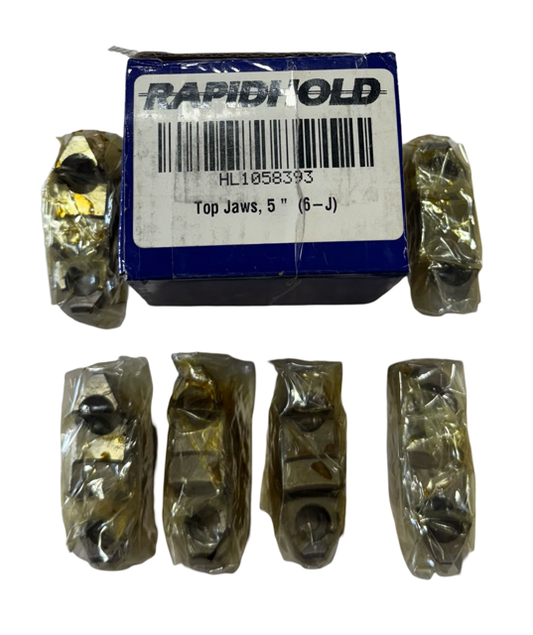 RapidHold Set of Hard Top Jaws - 6 Jaw Scroll - For 5" Chucks