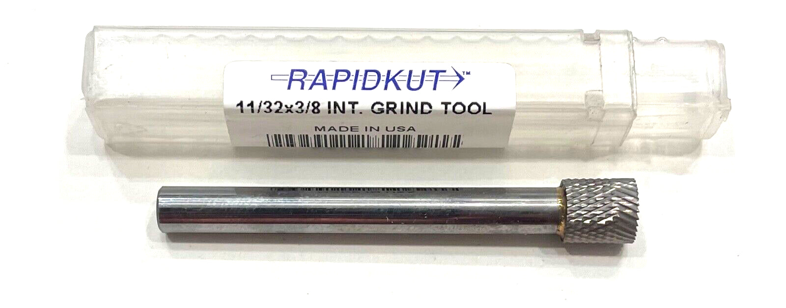 RapidKut 11/32" Carbide Internal Grinding Tool Diamond Cut Cylinder Shape USA