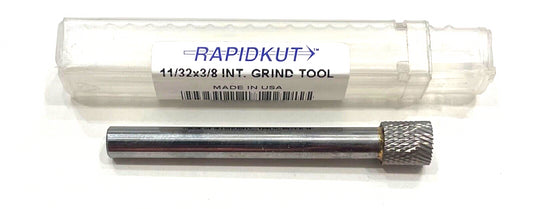 RapidKut 11/32" Carbide Internal Grinding Tool Diamond Cut Cylinder Shape USA