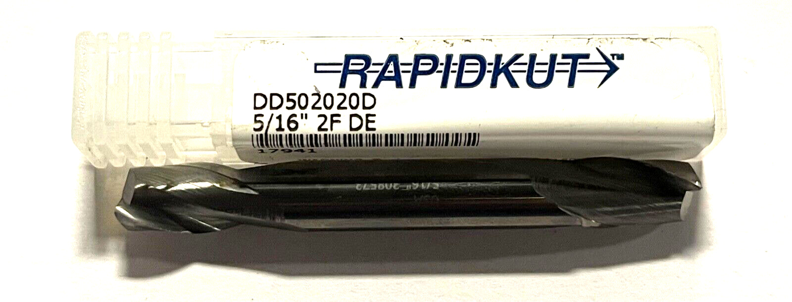 RapidKut 5/16" Carbide Double End Mill 2 Flute USA Made