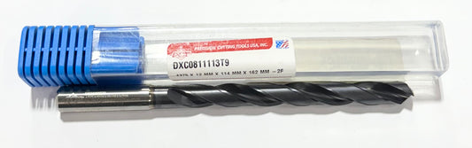 RapidKut 7/16" Solid Carbide Drill 8xD Coolant Thru 2 Flute TiAlCN 140 Deg