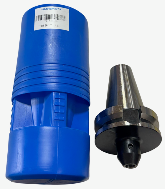 RapidKut BT50 End Mill Holder 1/2" Hole Diameter 2.95" Protruding Length