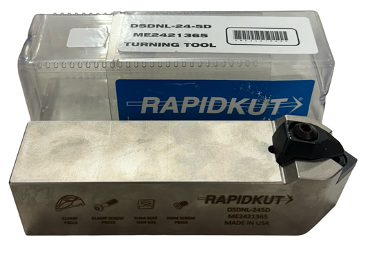 RapidKut DSDNL-24-5D Indexable Turning Tool Holder Left Hand