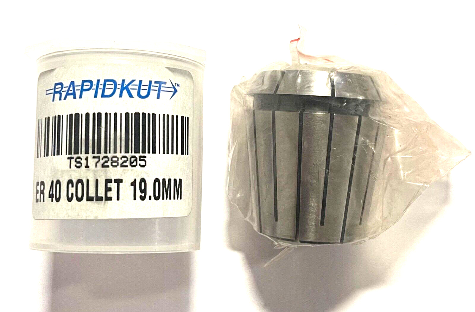 RapidKut ER40 19mm Steel Sealed Collet