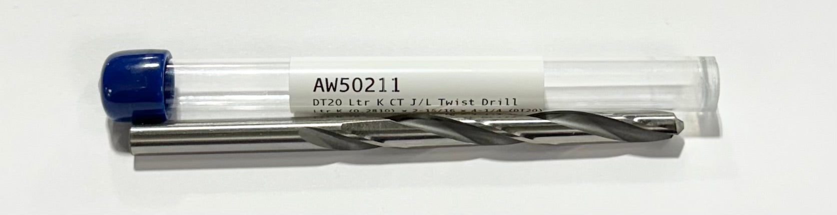 RapidKut Letter K Carbide Tipped Jobber Length Drill Bit USA Made