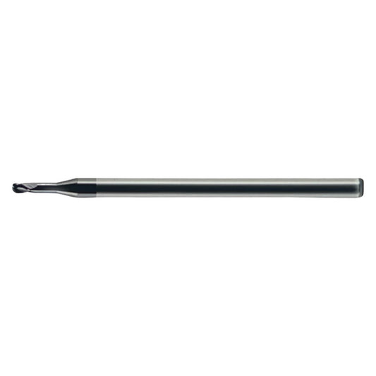 RapidKut .010" Carbide Ball Nose End Mill 3 Flute .050" Reach DLC Coating USA