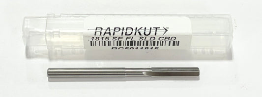 RapidKut .1815" Solid Carbide Chucking Reamer Straight Flute