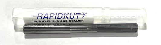 RapidKut .2910 Solid Carbide Chucking Reamer Straight Flute USA Made