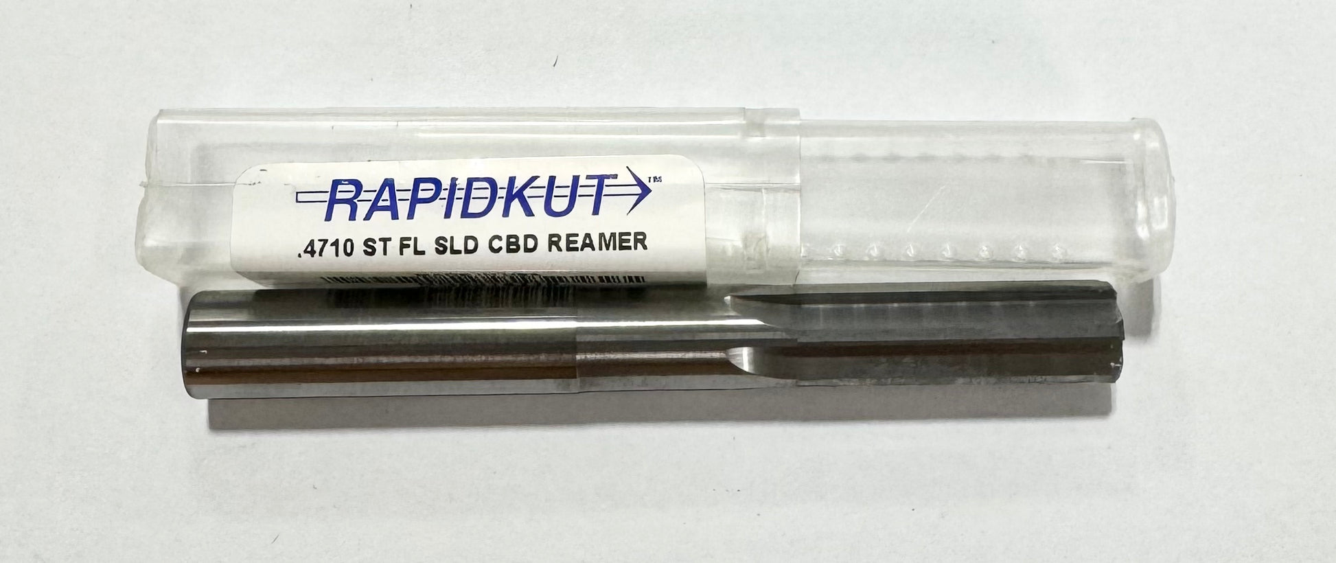 RapidKut .4710" Solid Carbide Chucking Reamer Straight Flute USA Made