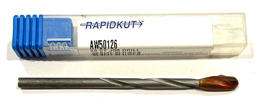 RapidKut #26 Carbide Tipped Drill Bit Jobber Length 118° USA Made