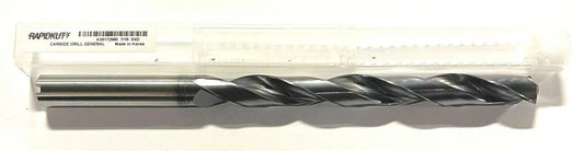 RapidKut 7/16" Solid Carbide Drill Drill 8xD TiAlN Coolant Thru 140° Point