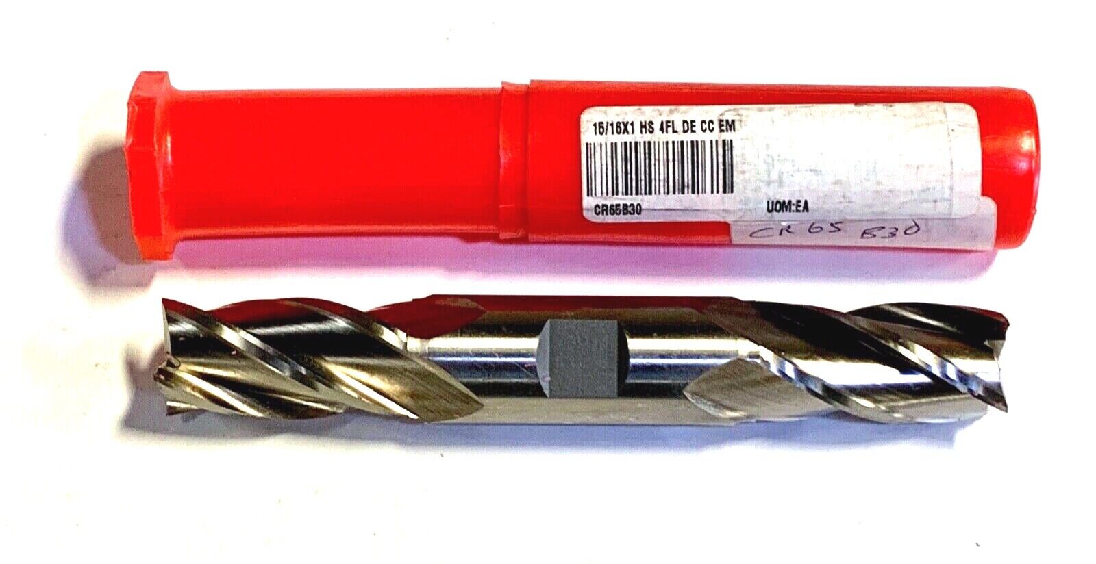 Rapidkut 15/16" Double End Mill 4 Flute High Speed Steel