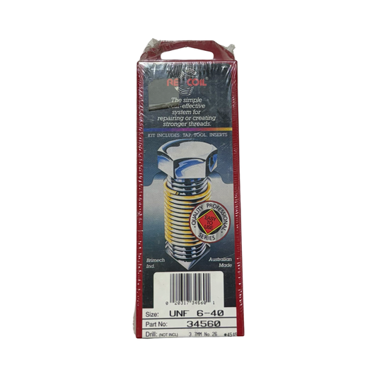 Recoil 6-40 UNF Standard Kit Includes Tap, Tool, Inserts 34560