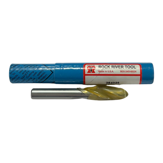 Rock River Tool 25/64" Carbide Tipped Drill Screw Machine Length USA Made