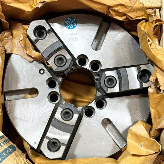 SCA 12" Heavy Duty Forged Steel Scroll Chuck 3-Jaw JSR-A8 Direct Mount