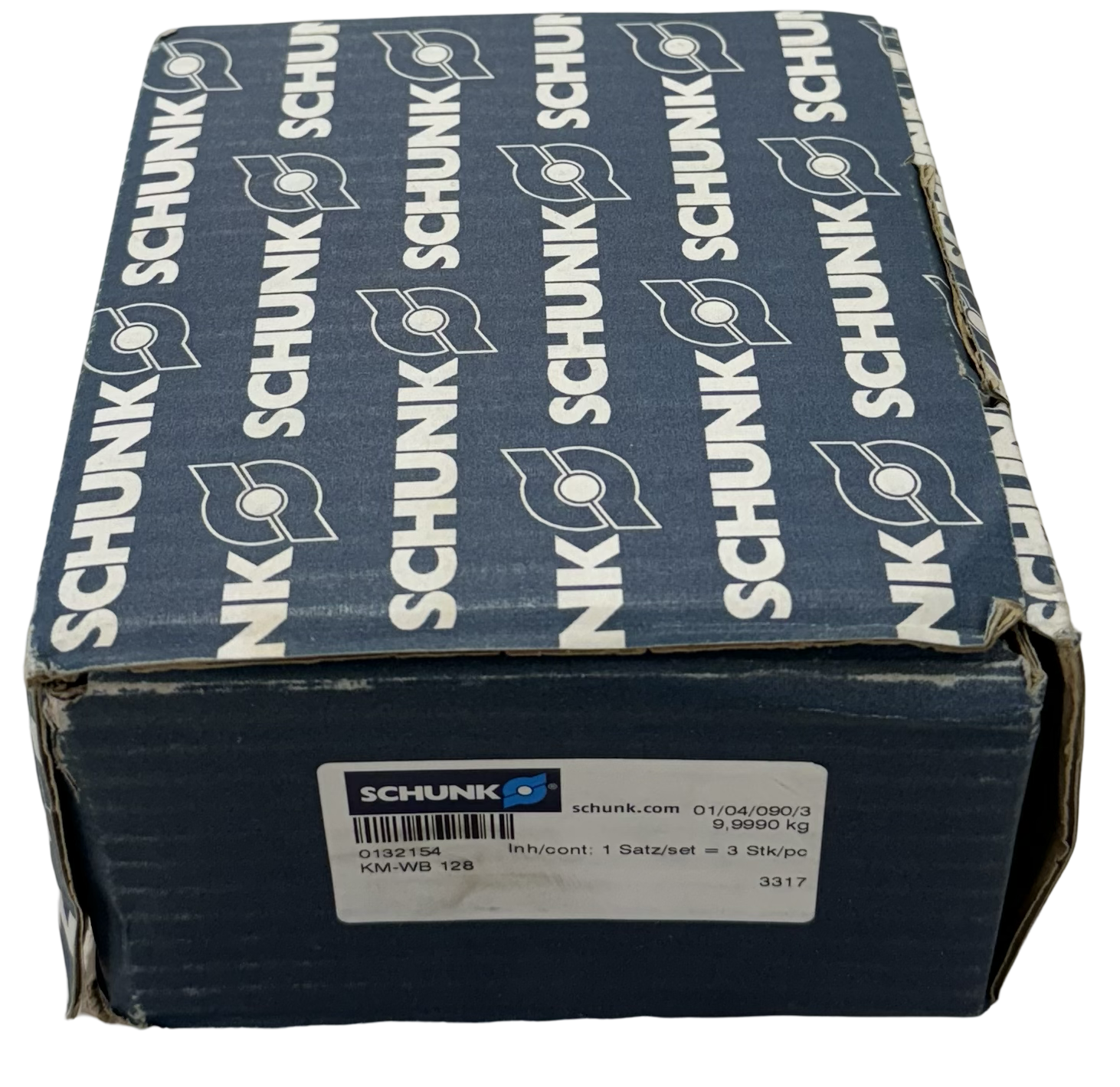 SCHUNK Steel Soft Top Jaws, 1.5 mm x 60 Degree, 21 mm Groove Width, 50 mm x 80 mm x 129 mm (Pack of 3)