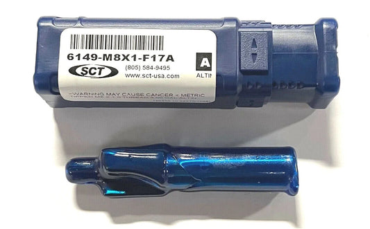 SCT M8 x 1 Metric Port Tool Carbide Tipped With Large Spot Face AlTiN 3 Flute