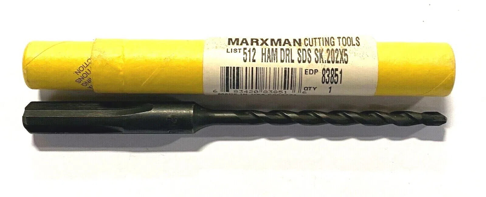 SDS + Shank .202" Hammer Drill Percussion Hammer Drill Carbide Tipped USA Made