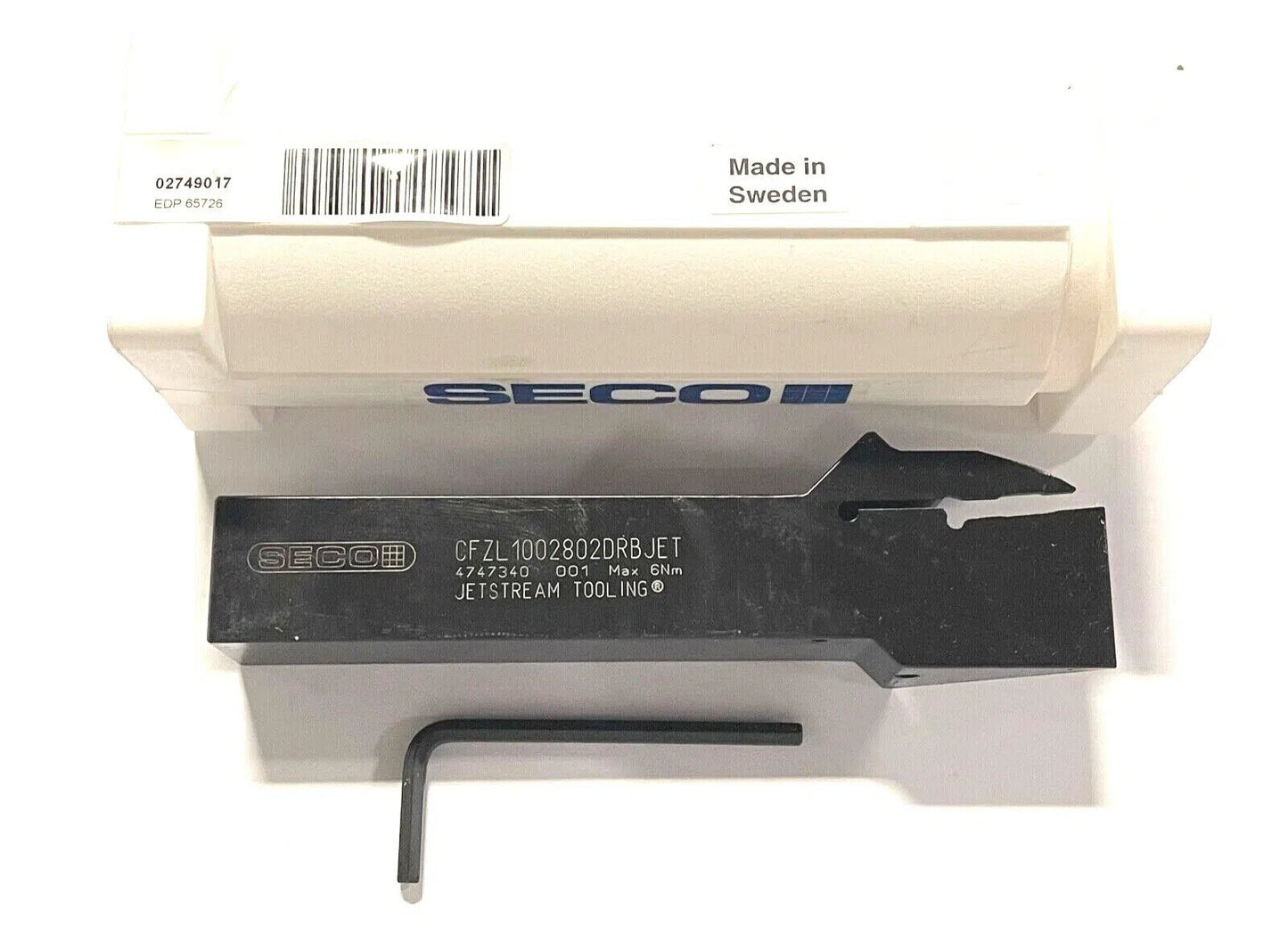 SECO CFZL 1002802DRB JET JetStream Indexable Lathe Tool Holder Made In Sweden
