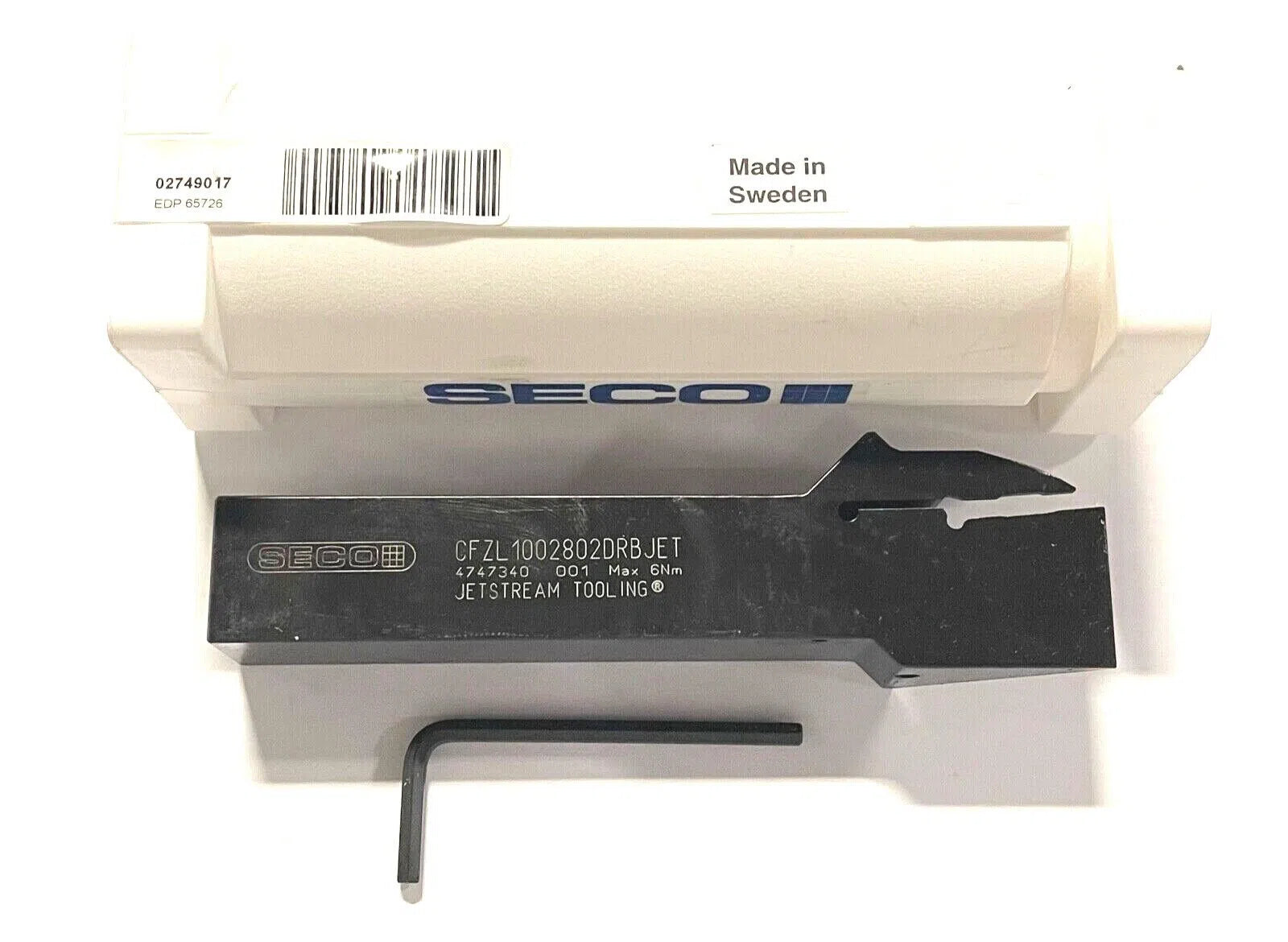 SECO CFZL 1002802DRB JET JetStream Indexable Lathe Tool Holder Made In Sweden