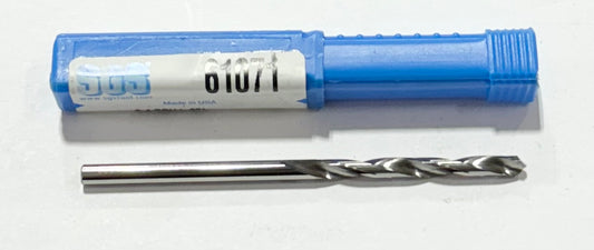 SGS 3.4mm Solid Carbide Drill Slow Spiral 2 Flute USA Made