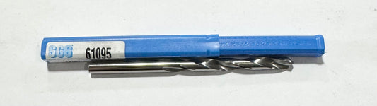 SGS 6.4mm Solid Carbide Drill Jobber Length 2 Flute 118° USA Made