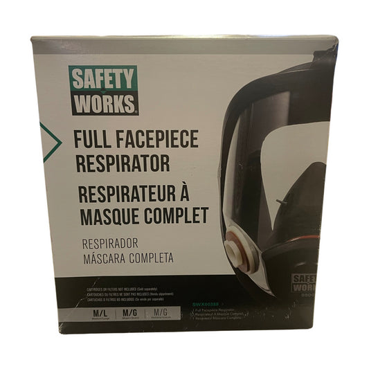 Safety Works Respirator Full Facepiece Size Medium/Large SWX00388