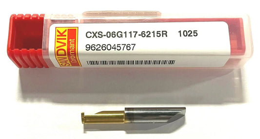 Sandvik CoroTurnÂ® CXS-06G117-6215R 1025 XS Solid Carbide Tool For Grooving