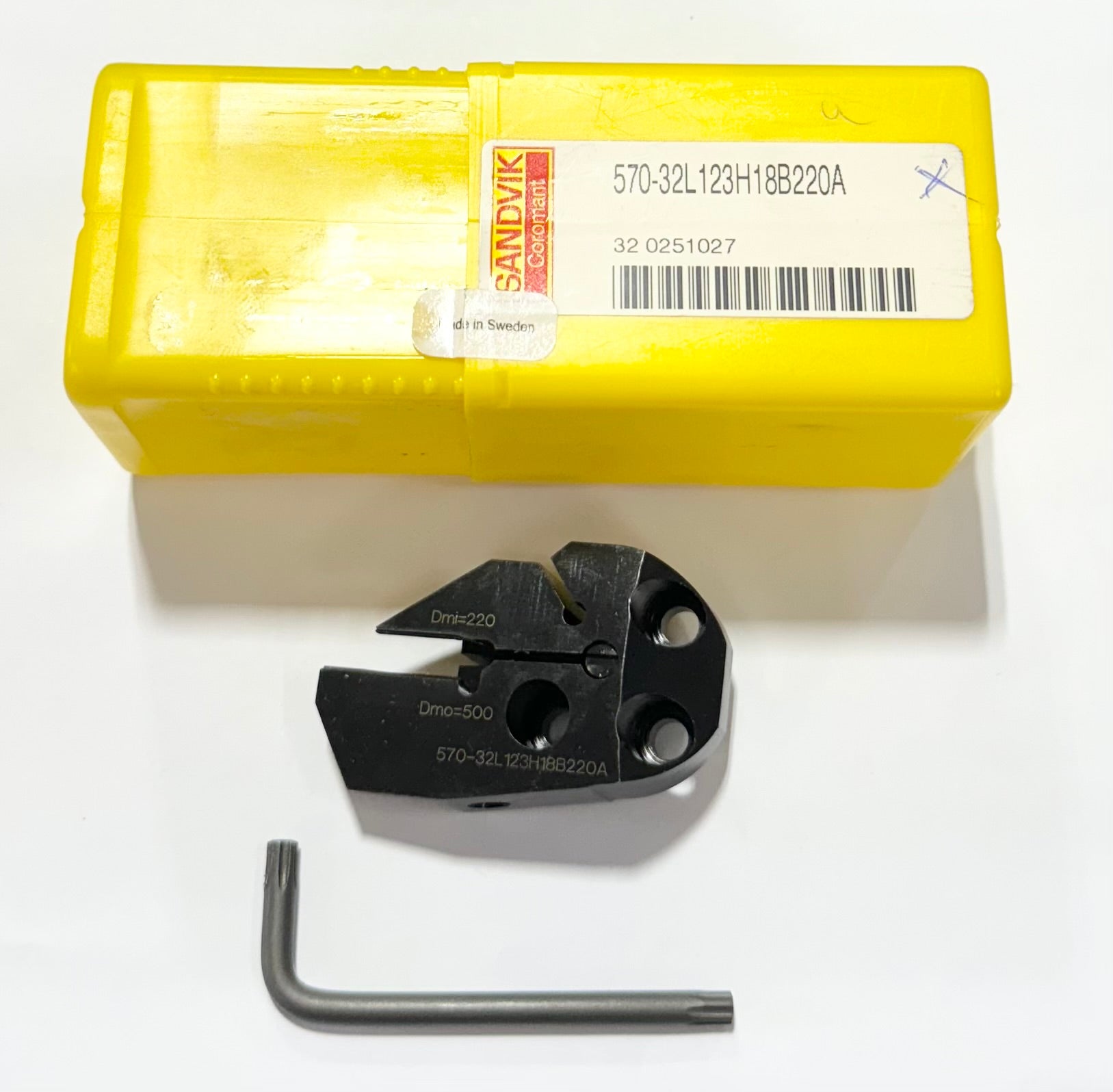 Sandvik Modular Grooving Head Left Hand Size 32 0.7087" Max Depth of Cut