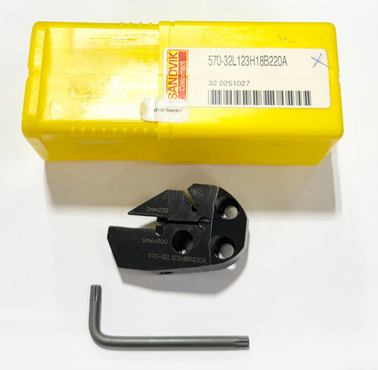 Sandvik Modular Grooving Head Left Hand Size 32 0.7087" Max Depth of Cut