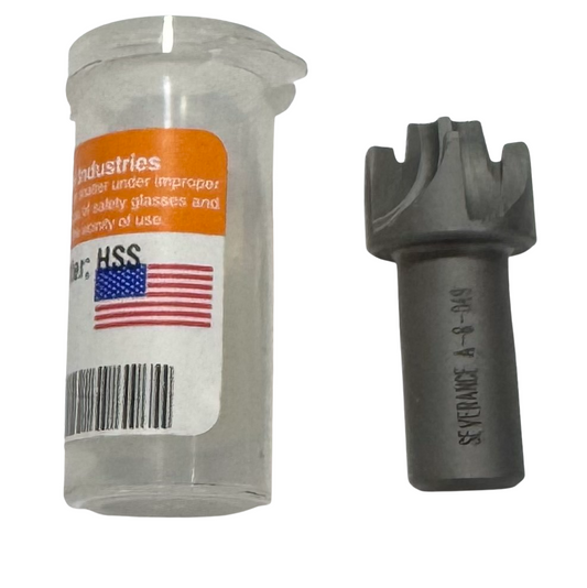 Severance Tool HSS 1/2" Tube OD, 1/2" Shank Tube End Forming Cutter USA