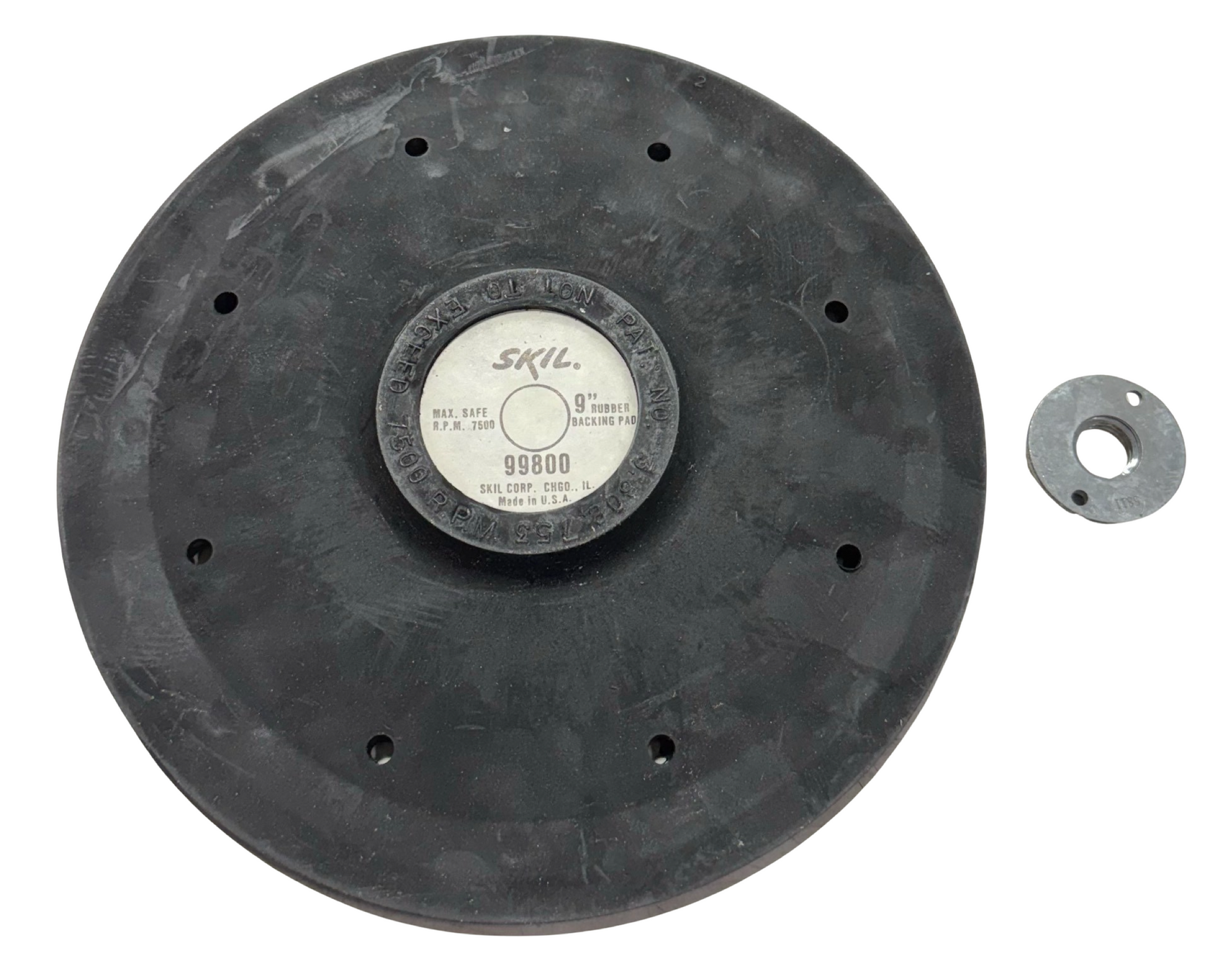 Skil 9" Heavy Duty Rubber Backing Pad USA Made 99800