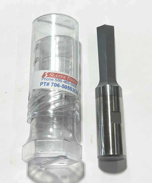 Slater Tools 1/2" Hexagon Internal Rotary Broach 3/4" Shank TiCN