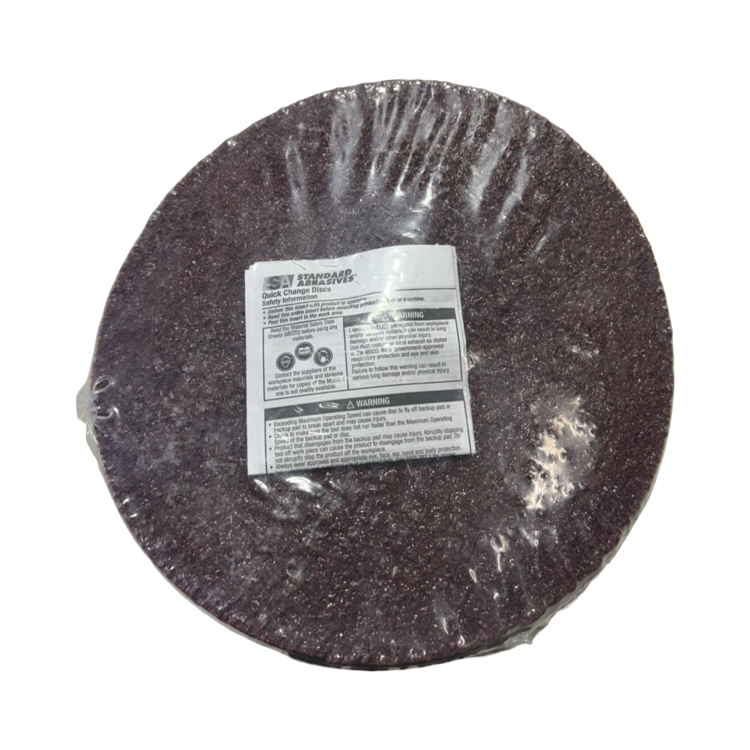 Standard Abrasives 7" x 5/8-11 Quick Change Surface Conditioning FE Disc MED 10pk