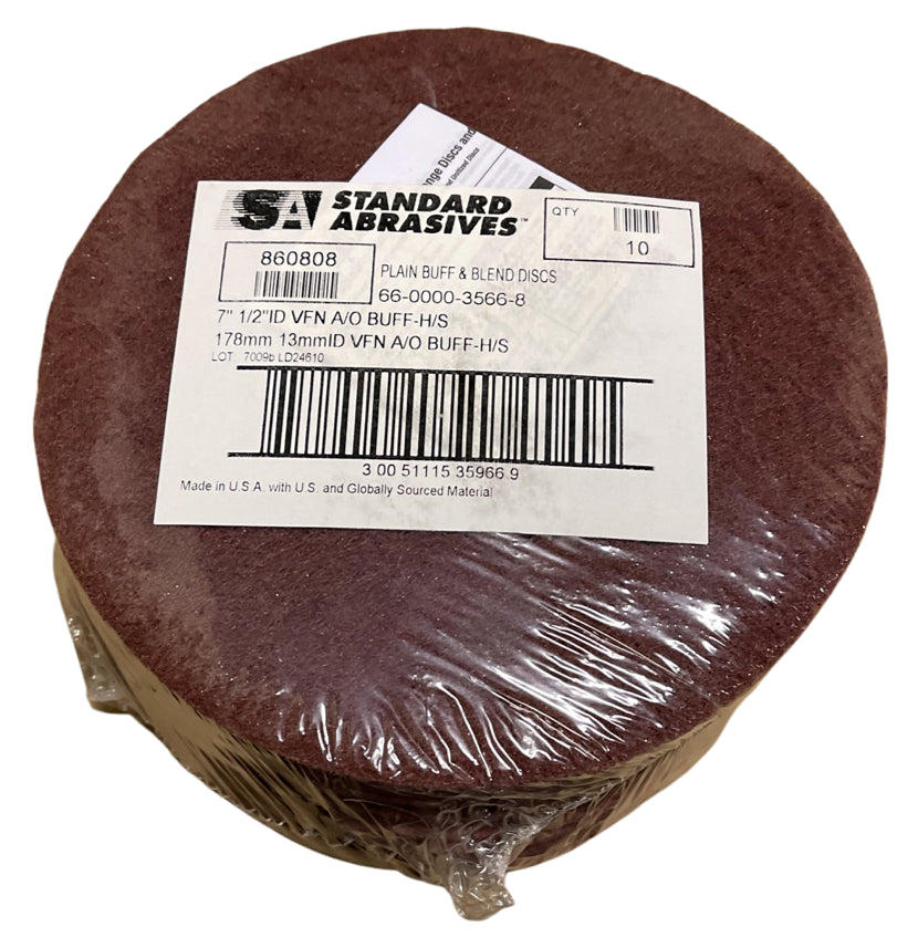 Standard Abrasives 8" Surface Conditioning Discs Hook & Loop A/O Medium 10 Pack