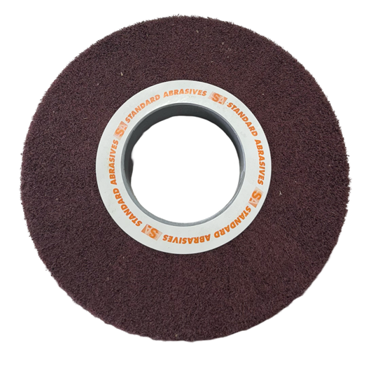 Standard Abrasives 8" x 1" x 3" Surface Conditioning Deburring Wheel MED A/O VFN