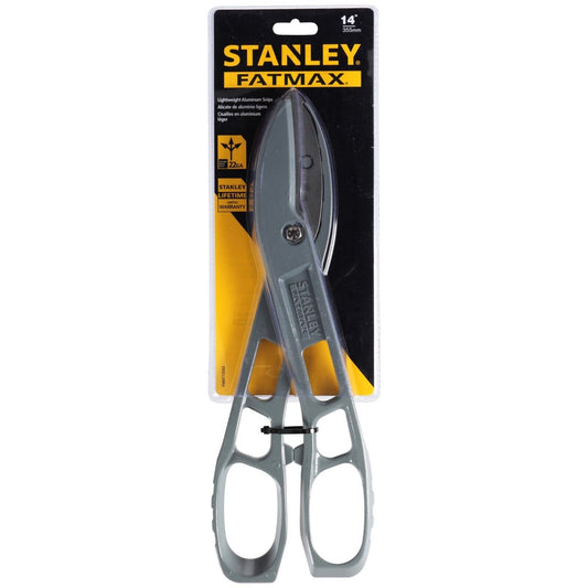 Stanley FATMAX 14" Lightweight Aluminum Snips Straight Cut 22GA FMHT73565