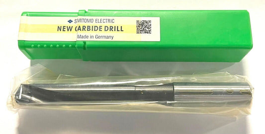 Sumitomo 14.5mm Drill Bit Brazed Carbide Tip Coolant Thru 140° TiAlN