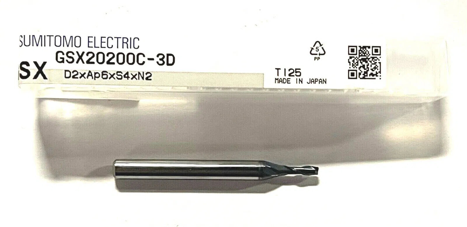 Sumitomo 2mm Carbide End Mill 30Â° Variable Helix TIAlCrN Finish 2 Flute